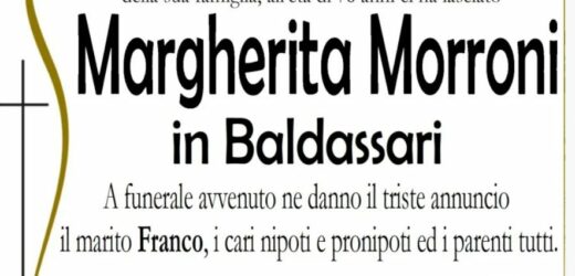 Margherita MORRONI in BALDASSARI