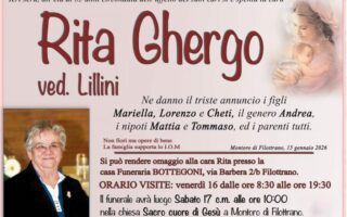 Rita GHERGO, vedova LILLINI