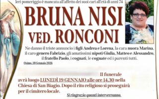 Bruna NISI, vedova RONCONI