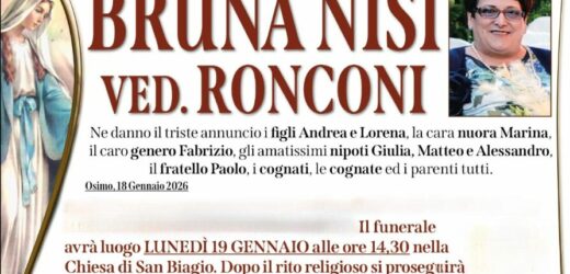 Bruna NISI, vedova RONCONI