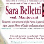 Sara BELLETTI, vedova MANTOVANI
