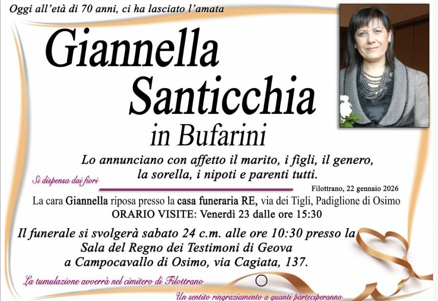 Giannella SANTICCHIA in BUFARINI