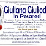 Giuliana GIULIODORI in PESARESI