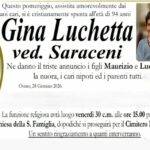 Gina LUCHETTA, vedova SARACENI