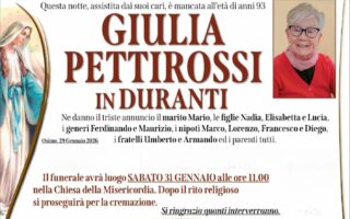 Giulia PETTIROSSI in DURANTI