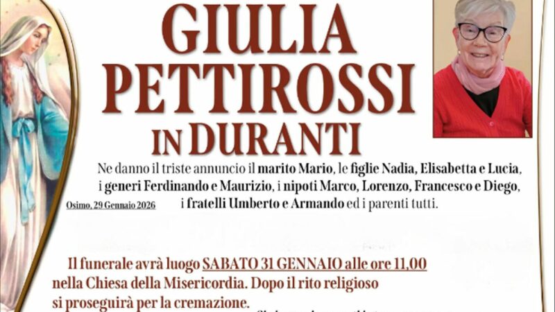 Giulia PETTIROSSI in DURANTI