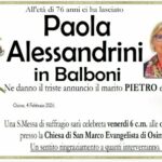 Paola ALESSANDRINI in BALBONI